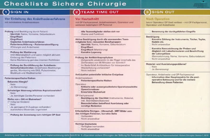 La sécurité des patients avant tout